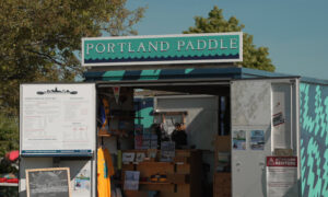Portland Paddle hut in the summer; Photo Credit: Digital Edge