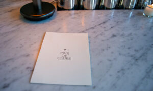Winter Wednesday Five of Clubs menu; Photo Credit: Lauren Witt at Visit Portland
