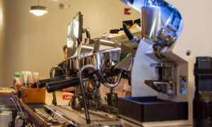 Another Round espresso machine; Photo Credit: Lauren Witt at Visit Portland