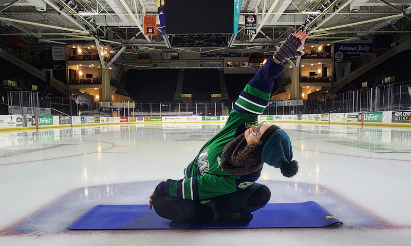 Frozen Yoga; Photo Credit: Ashley Flowers Yoga