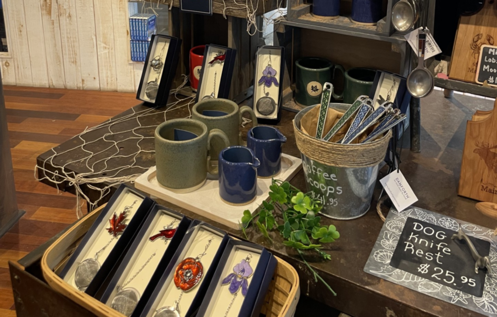 Coffee and Tea Display. Photo Provided by Danforth Pewter