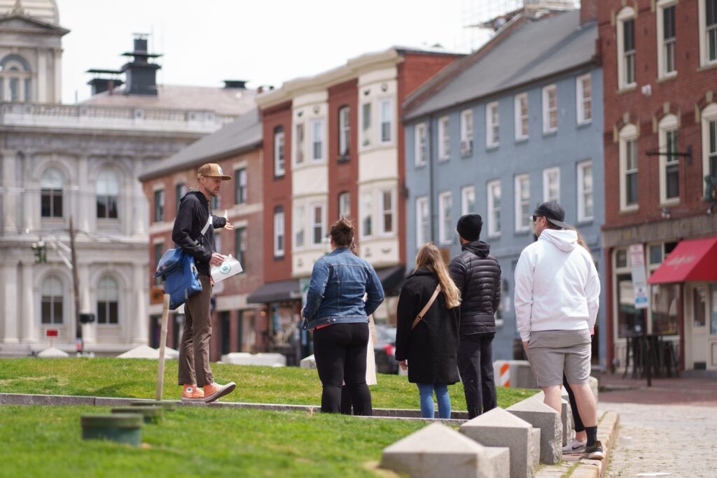 The Portland Donut Tour Group. Photo Credit: Good Maine