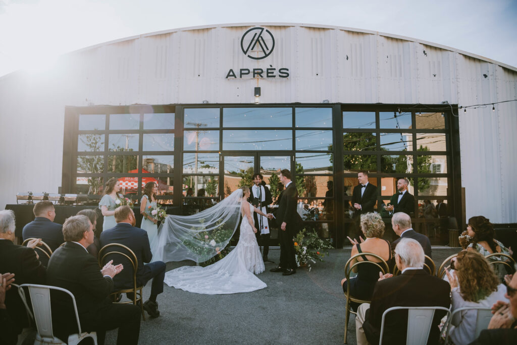 Front Patio Ceremony. Photo Credit: Delaney Levesque