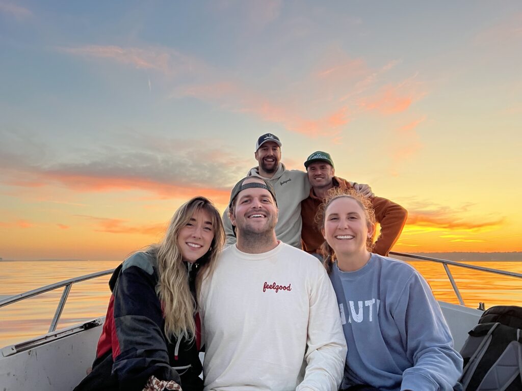 Sunset Cruise with Nauti Sisters Sea Farm. Photo Credit: Alicia Gaiero