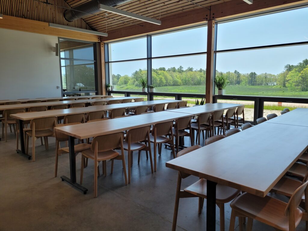 Main Hall Smith Center. Photo Credit: Wolfe's Neck Center