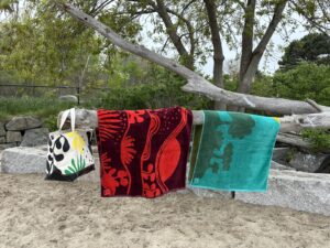 Beach Towels and Tote. Photo Credit: Angela Adams