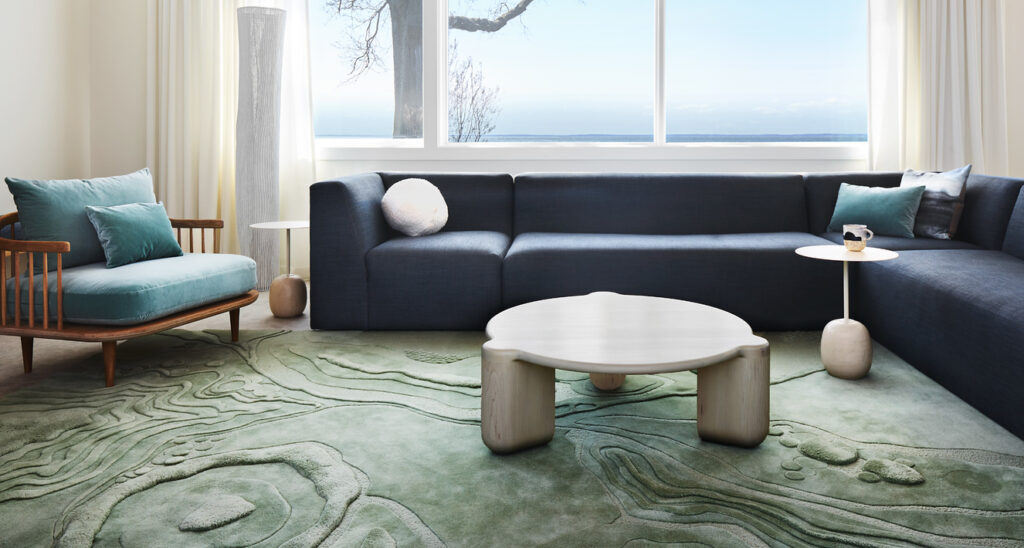 Nebula Rug. Photo Credit: Sashya Thind & Jared Kuzia