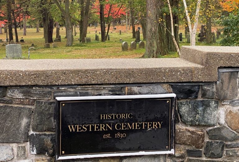 Western Cemetery. Photo Credit: Bill Shumaker, Stewards of the Western Cemetery