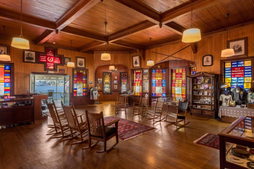 Interior of Fifth Maine Museum. Photo Credit: Peter G. Morneau Photography