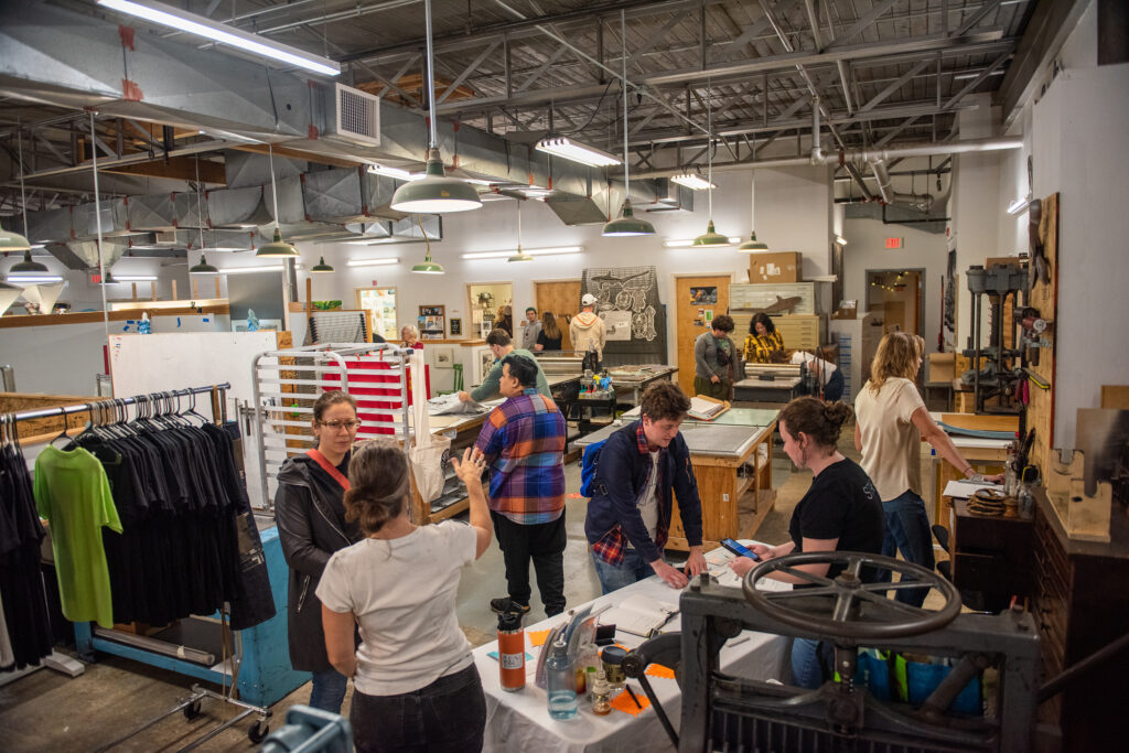 Running With Scissors Open Studios. Photo Credit: Bret Woodard