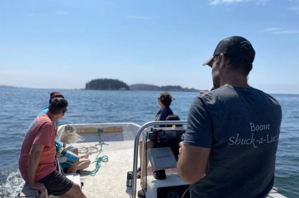 Casco Bay Oyster Farm Tour - Photo Courtesy of Maine Oyster Company