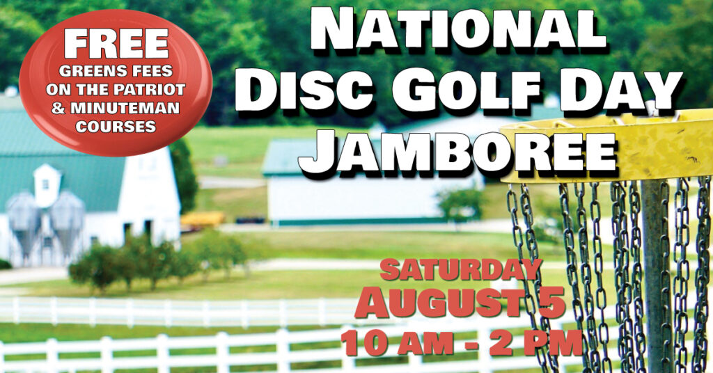 National Disc Golf Day - Photo Courtesy of Pineland Farms