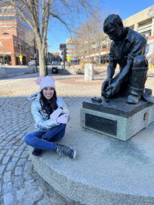 Old Port Historic Walking Tour - Photo Credit: Leigh Rush Olson, your Tour guide and owner of Old Port Historic Tours, is pictured.