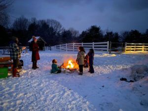 Nighttime Explorers - Photo Courtesy of Pineland Farms