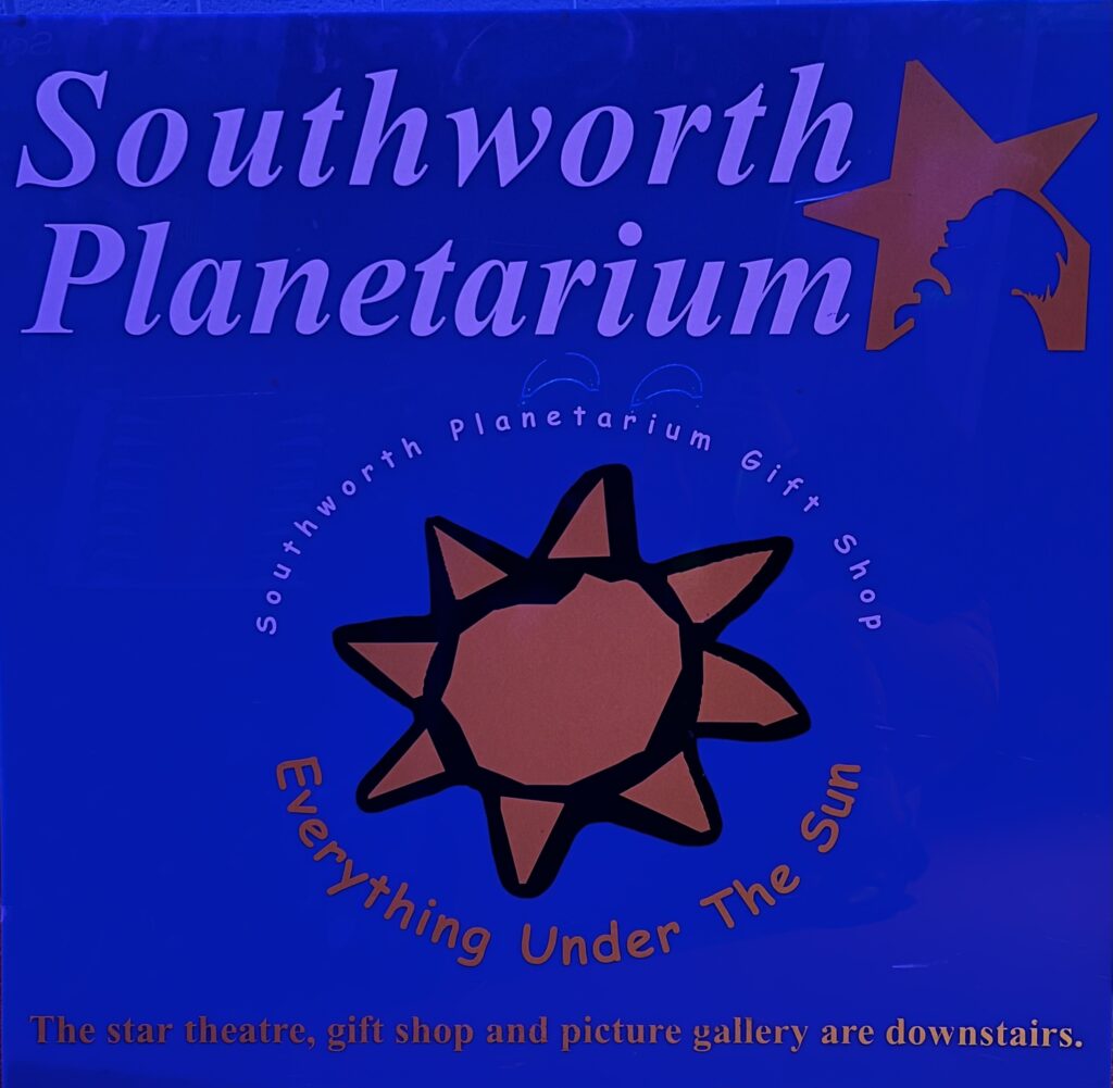 April 2024 schedule - Photo Courtesy of Southworth Planetarium