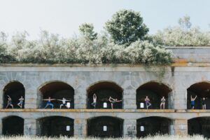 Yoga at the Fort - Photo Credit: Portland paddle