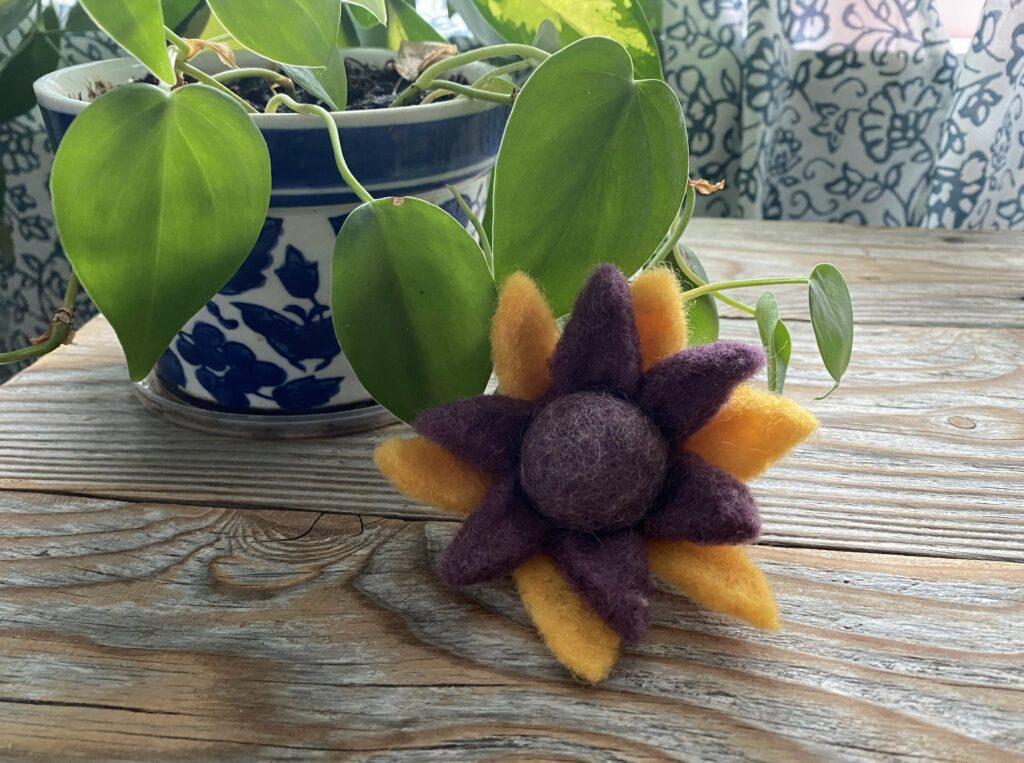 Felted Flowers - Photo Courtesy of Pineland farms