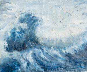 Frances Hynes: Celestial Blue - Photo Credit: Moss Galleries