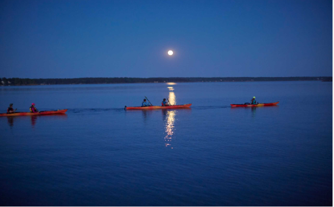 Full Moon Kayak Tour -Photo courtesy of L.L. Bean Outdoor Discovery Programs