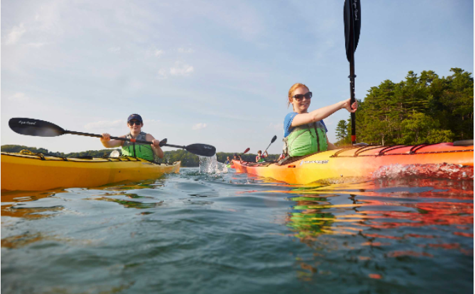 Women Only Sea Kayak Skills 1 -Photo courtesy of L.L. Bean Outdoor Discovery Programs