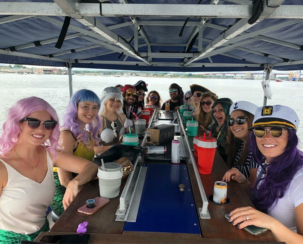 BayCycle Sunset Cruise - Photo courtesy of Maine BayCycle