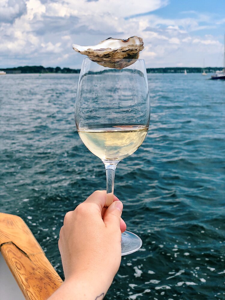 Wine + Fresh Maine Oyster Sail - Photo Credit: Wine Wise