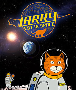 Larry cat in space - Photo Credit: Southworth Planetarium