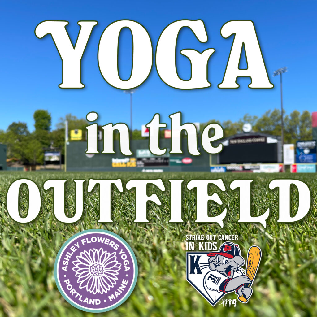 Yoga in the Outfield - Photo Credit: Sea Dogs