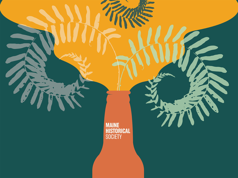 Beer in the Garden - Photo Credit: Maine Historical Society